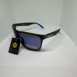 Biohazard Mirrored Sunglasses Men’s UV400 Protection